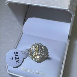 Cynthia Rowley Silver and Gold Women's Ring